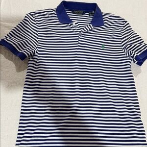 Polo by Ralph Lauren  Blue and White Striped Polo